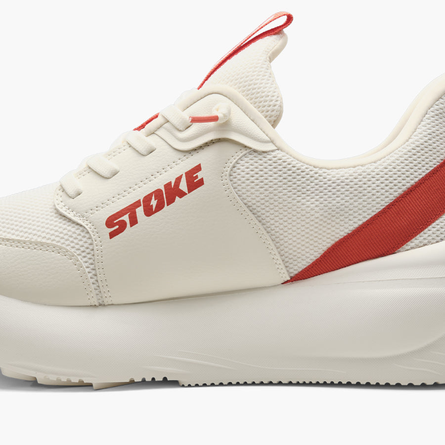 The FO-MO - White / Tangerine – Stoke Shoes